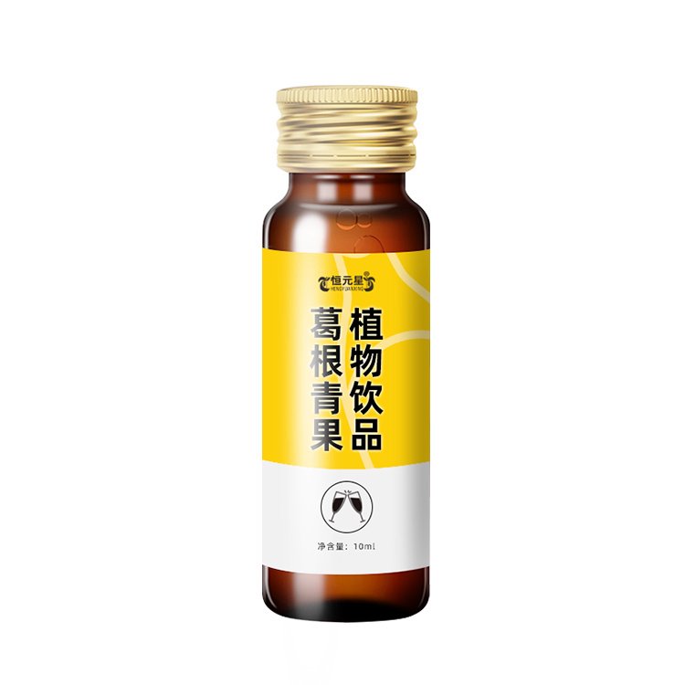 葛根青果植物饮品加工 果味液饮定制 10ml-300ml饮品招商